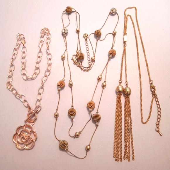 unknown Jewelry - #134.    3 Piece Necklace Bundle